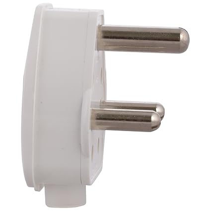 Anchor Penta 38626 3 Pin Plug Top 6Amp 240 V White, (Pack of 5)