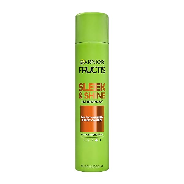 GARNIER FRUCTIS STYLE SLEEK AND SHINE ANTI-HUMIDITY HAIRSPRAY,...