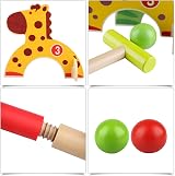 Wondertoys Wooden Animals Croquet Set for Children Educational Outdoor Toy view 4