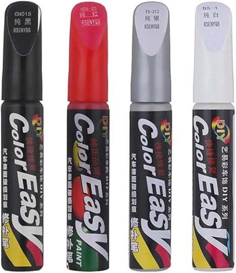 Amazon 車のタッチアップペンセット車のペンキの表面の修復スクラッチ修復ペイント白灰色黒赤混合色ペイントペン レッド スパテラ スケッパー オンライン通販