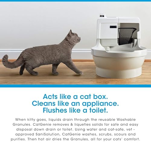 Litter Down Flushing Litter Litter Tray Catgenie Self Washing Self