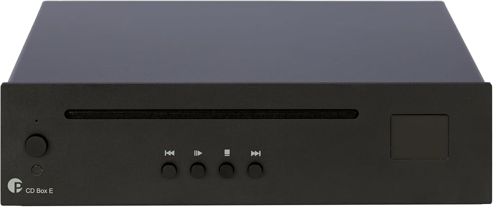 Pro-Ject CD Box E Ultra Compact CD Player with 24bit/192kHz DAC Black