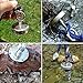 Whectin Powerful Fishing Magnets Neodymium 148 LBS(67 KG) Pulling Force Rare Earth Magnet with Countersunk Hole Eyebolt Diameter 1.89 INCH(48 mm) for Underwater Salvage Retrieval
