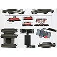 MARKLIN HO Digital Deluxe FIRE Department Starter Train Set 29751 with DB Diesel BR-212 Locomotive+3 Cargo Cars+FIRE Truck+Large Oval C Tracks W/SWITCHES+TRANF.110V.19V.A.+Mobile Station+PAPERWORKS