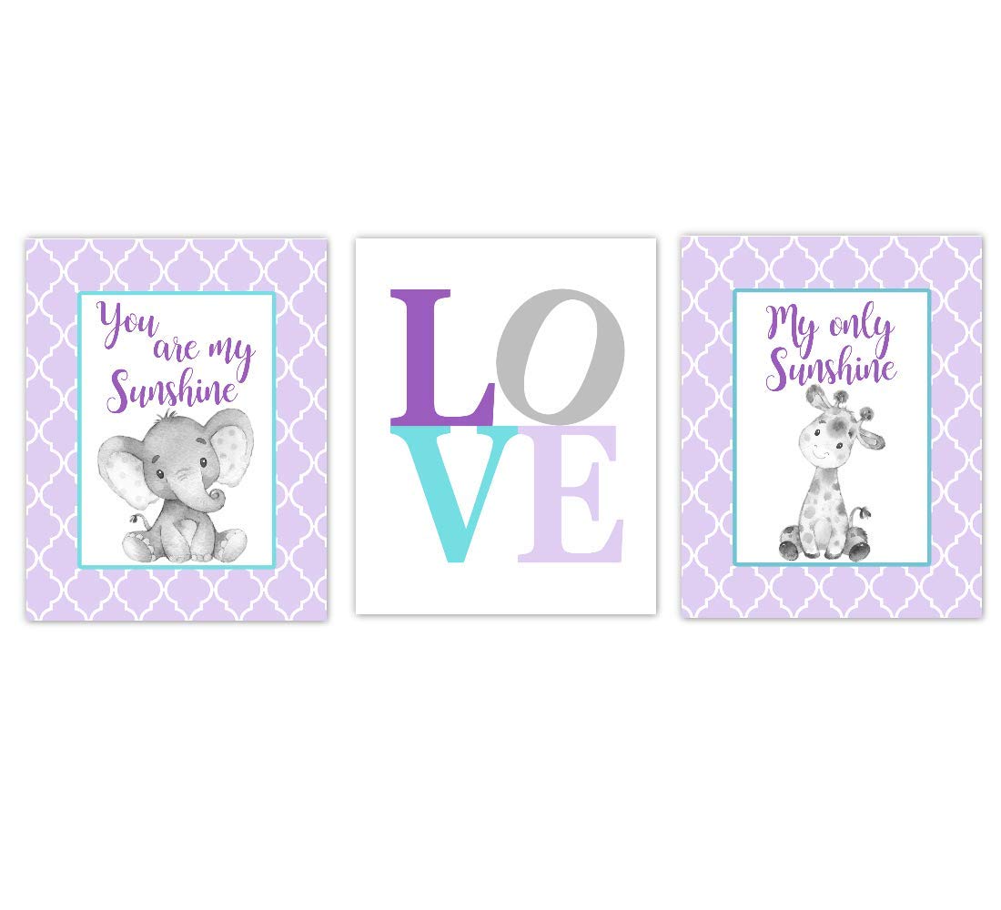 nursery wall art set of 3