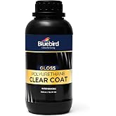 Bluebird Polyurethane Clear Coat for Furniture, Paintings, Water-Based Professional Varnish (Gloss, 16.9 Fl Oz)