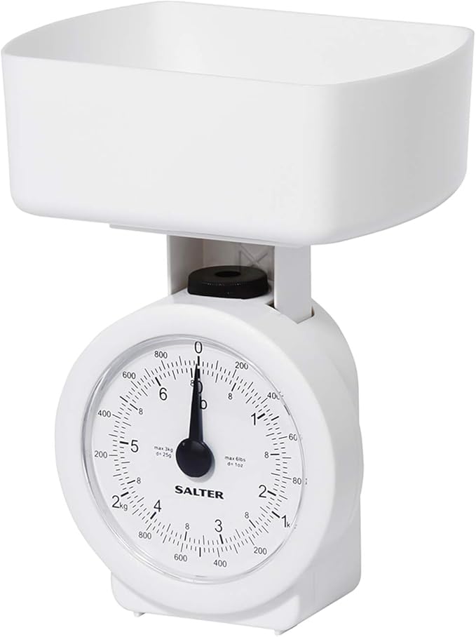 Salter Compact Mechanical Kitchen Scale Compact, Analogue, Easy to