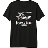 Attack on Titan Season 3 Levi Jump Attack Anime Premium Tri-blend T-Shirt