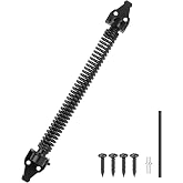 SANKINS 14" Gate Spring Self Closing, Adjustable Spring Gate Closer, 1pcs | Automatic Metal Gate Closure Hardware swinging door spring with Adjustable Tool for Wooden and Vinyl Fence