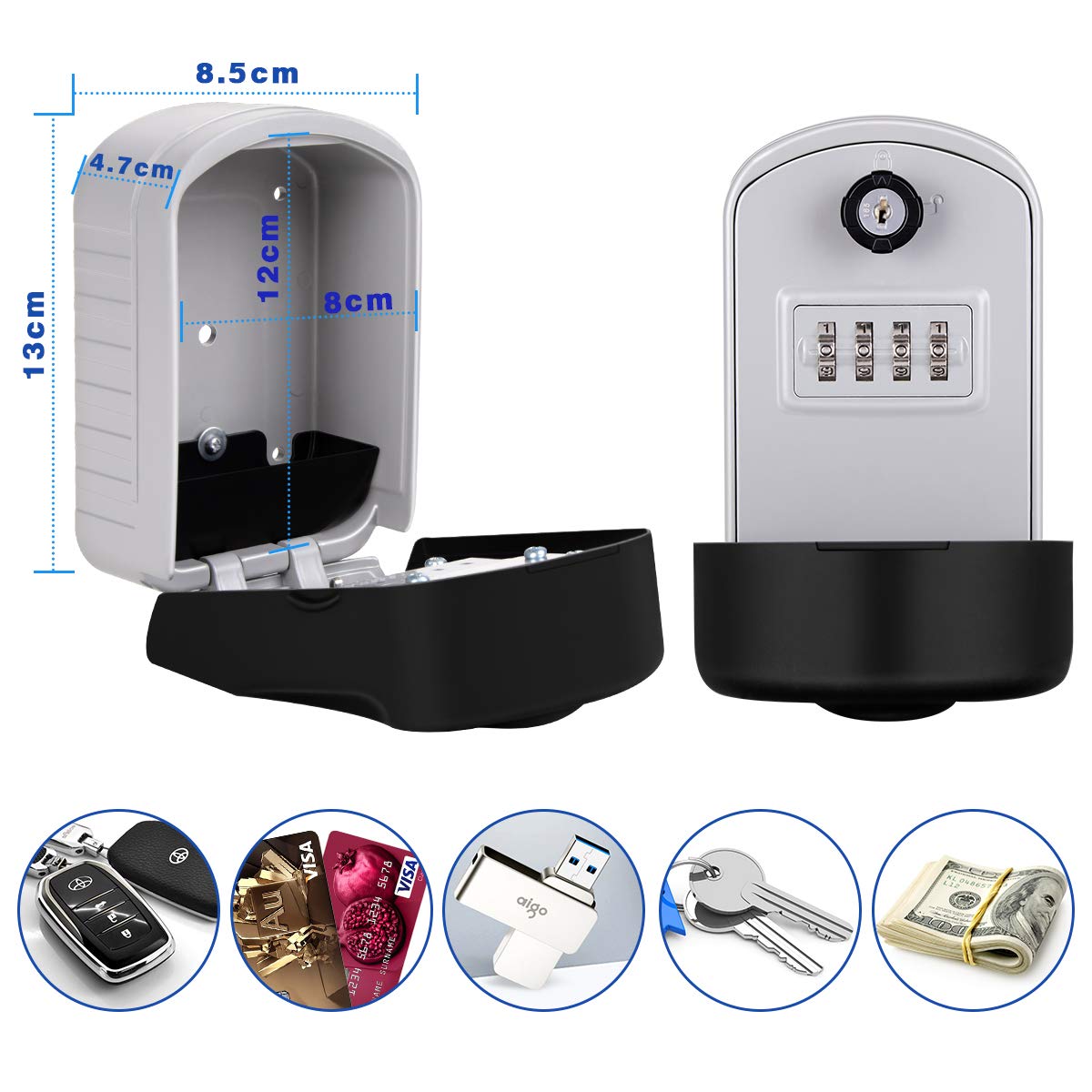 Armarios de llaves Escuela Caja para Llaves con Codigo ENONEO Grande