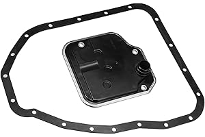 Motoforti Automatic Transmission Filter Oil Pan Gasket Kit, for Hyundai Elantra 2009-2012, Metal, Plastic, Rubber, Silver Ton