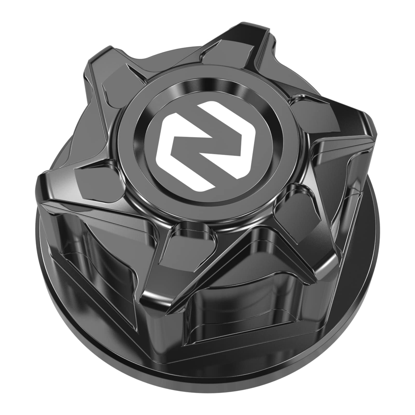 NICECNC Black Steering Stem Nut Compatible with Yamaha Tenere 700/XTZ700 2019-2024,Tenere 700 Rally Edition 2020-2024,MT-09 2018-2020,YZF R7 2022-2023,FZ09 2014-2017,See Fitment