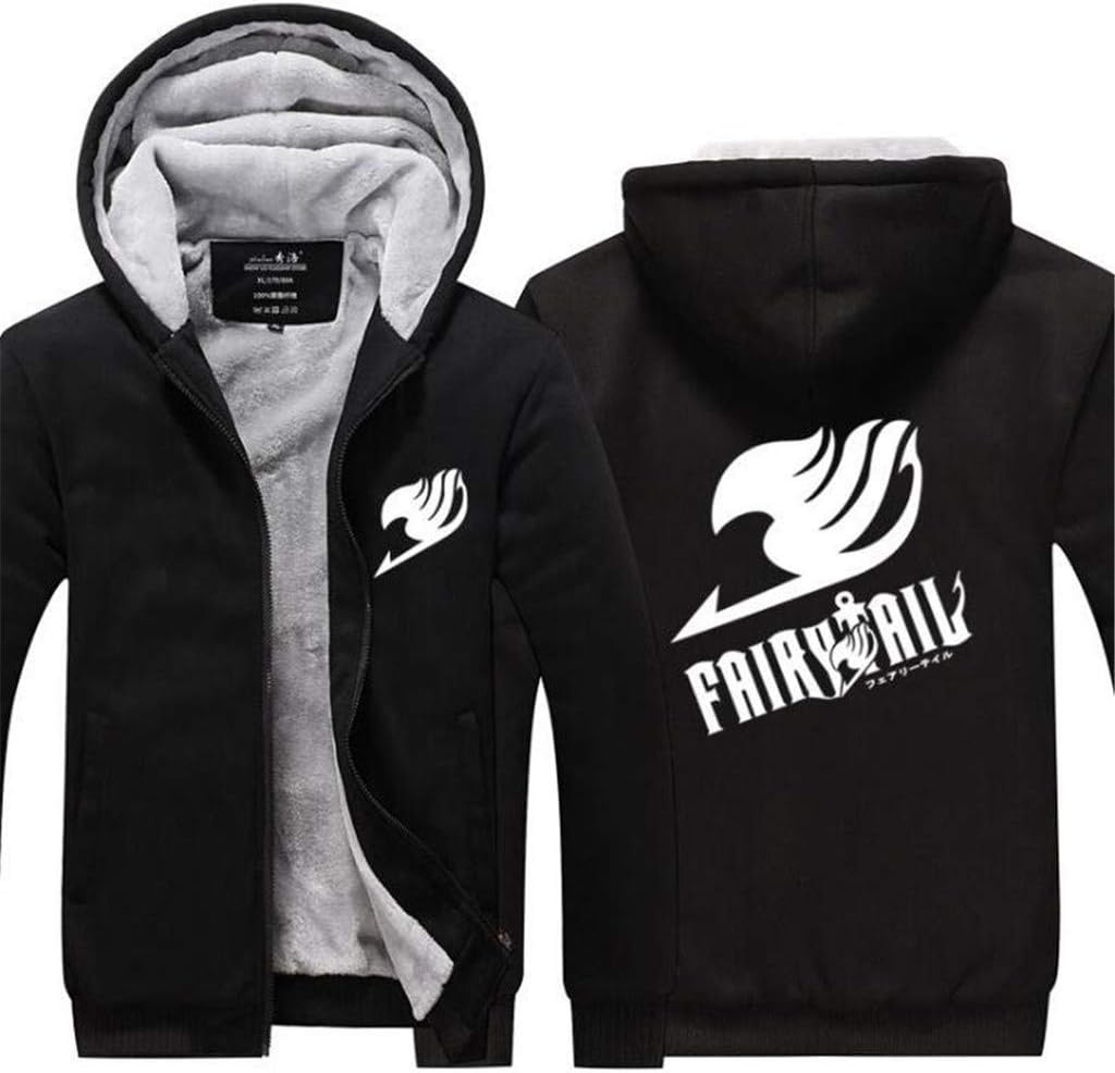 Anime Fairy Tail Cosplay Thicken Jacket Sweatshirt Costume Hoodie