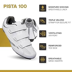 Tommaso Pista 100 Women's Cycling Shoes Dual Cleat