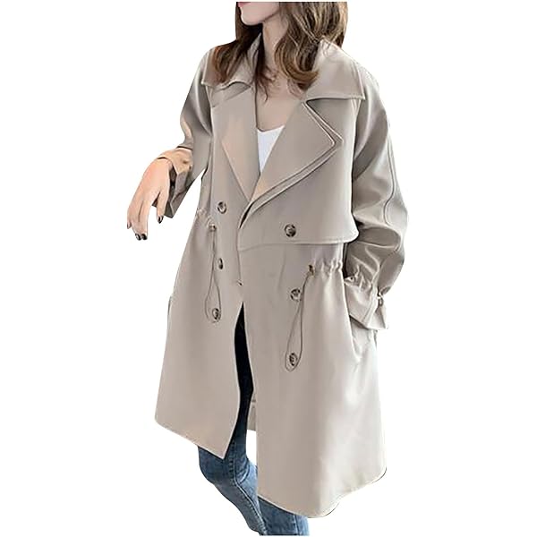 ジプソフィア Short Trench Coat ベージュ 新品未使用 Short trench coat with classic details - Grey - Sz. 40-64