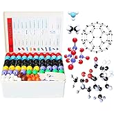 LINKTOR Chemistry Molecular Model Kit (444 Pieces), Student or Teacher Set for Organic and Inorganic Chemistry Learning, Moti