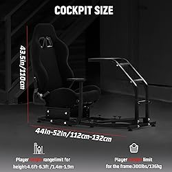 Dardoo G29 Racing Simulator Cockpit with Adjustable