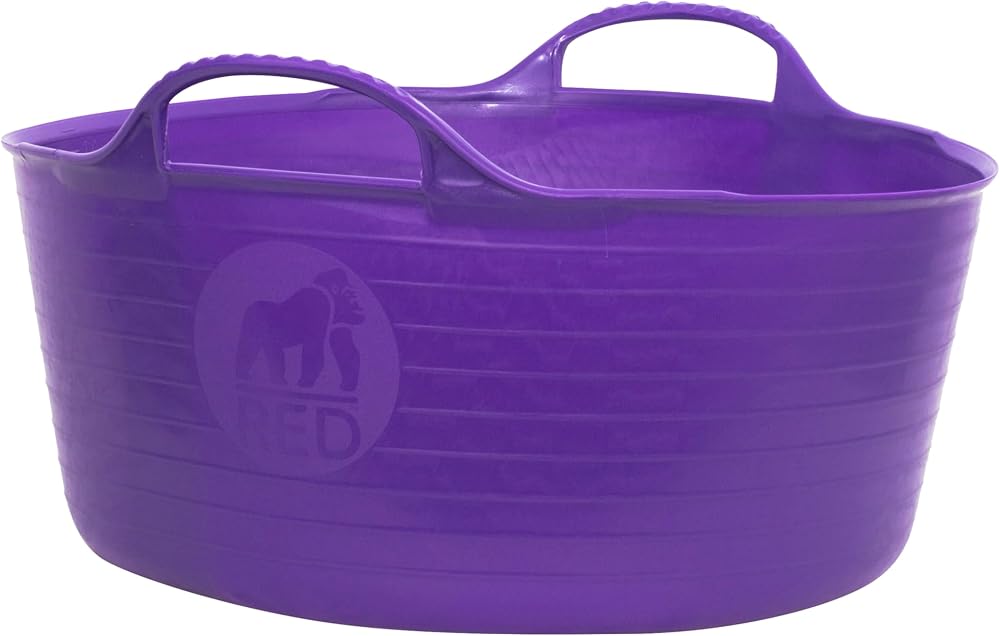 Tubtrugs SP15P 15 Litre Small Shallow Tubtrug Purple Brand Tubtrugs