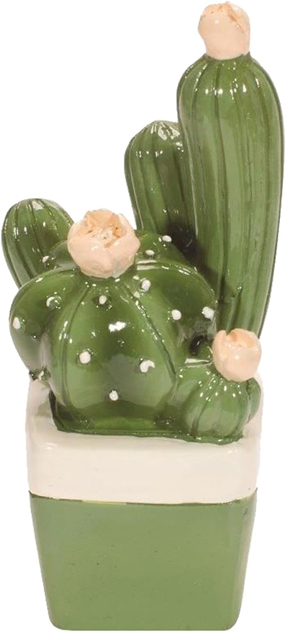 Mini Cactus Plant Figurine Home & Kitchen