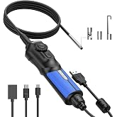 MUCAR E021 USB Endoscope Borescope, Compatible with PC and MUCAR Scanners | 720P Borescope with 6 Adjustable LED Light