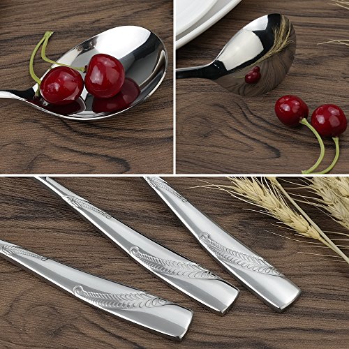 Nicesh Stainless Steel Buffet Serving Spoon, Set of 6 - Thumbnail 2