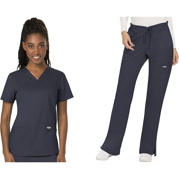 Amazon.com: Cherokee Scrub Set For Women Modern Classic Fit 3