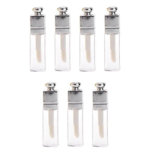 CRZQXOUR Empty Lip Gloss Tubes Containers Clear Refillable Lip Balm Bottles Transparent Mini Lipstick Containers for DIY Makeup Lip Gloss Makeup