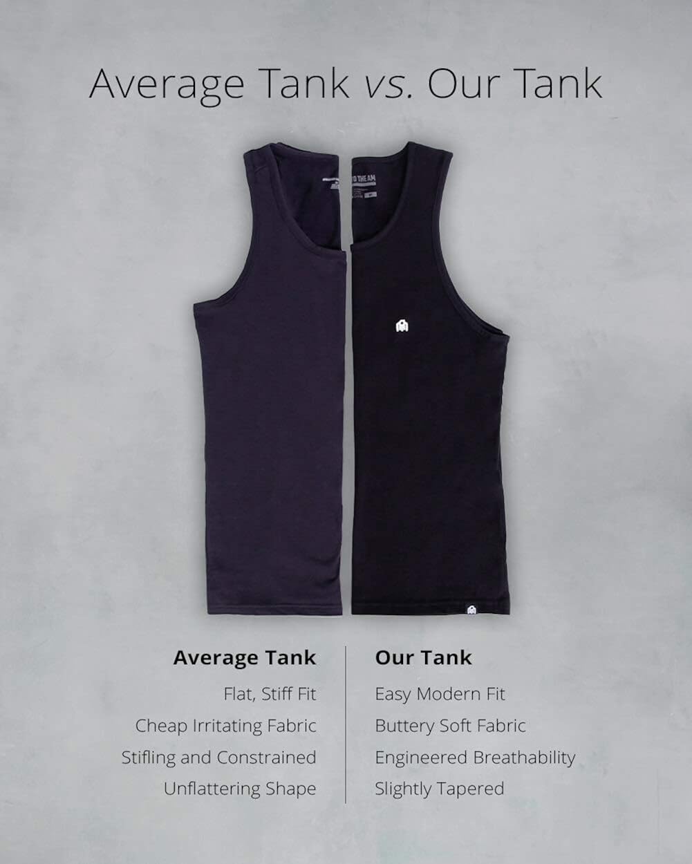 INTO THE AM Men's Premium Basic Tank Tops Ultra-Soft Modern Fit Sleeveless Tank at  Men’s Clothing store