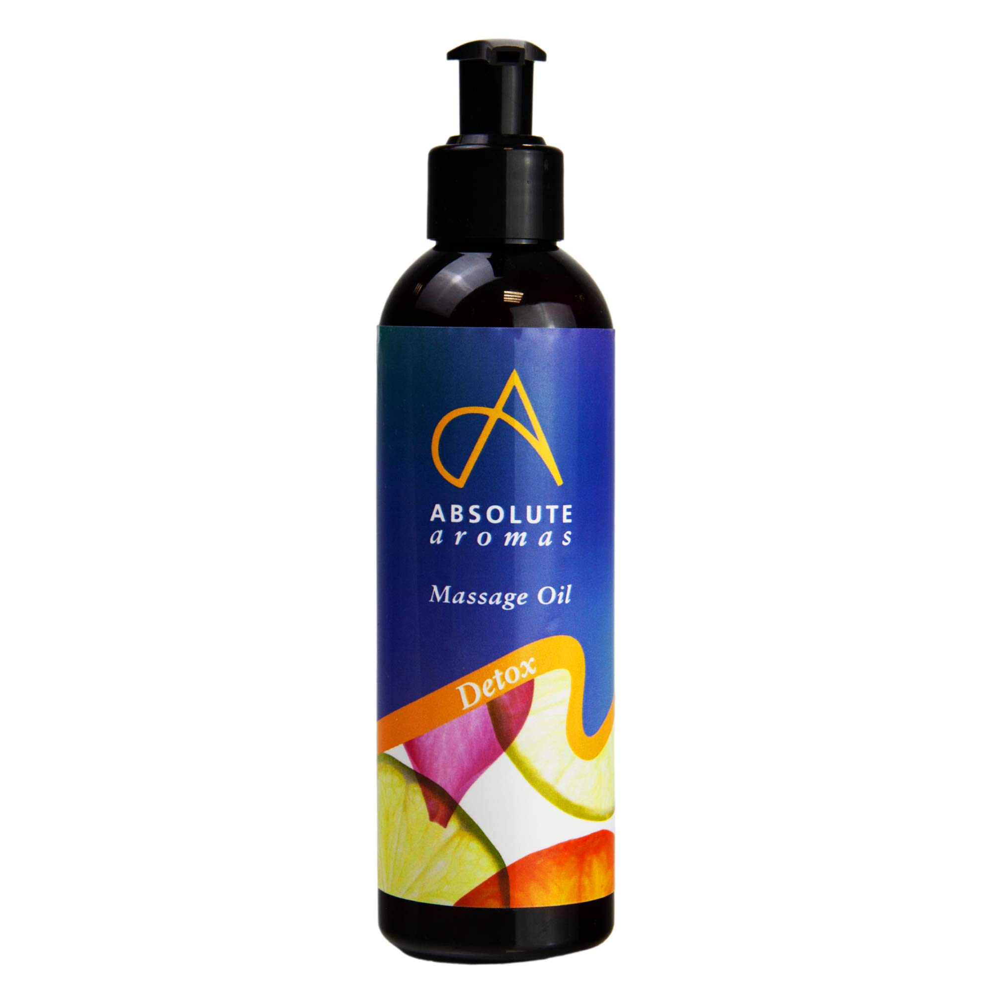 Absolute Aromas Detox Bath & Massage Oil - Grapefruit, Juniperberry and Cedarwood Pure Essential Oils in a Jojoba, Sweet Almond & Evening Primrose Base