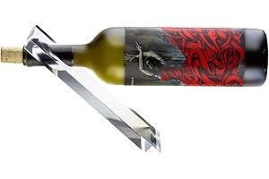 Better Display Cases Clear Acrylic Counter-Balanced Wine Bottle Display Stand (A097)