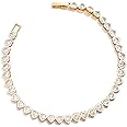 Pearich 14k Gold Filled Tennis Bracelet|3mm Cubic Zirconia Classic Tennis Bracelet|Gold Link Bracelets For Women 6.15/6.75/7.15 Inch