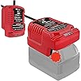 M18 Multi Voltage Lithium Ion Battery Charger for Milwaukee Charger Comaptible with Milwaukee M18 18V Lithium-ion Batteries 48-11-1862, 48-11-1880, 48-11-1850, 48-11-1852, 48-11-1812