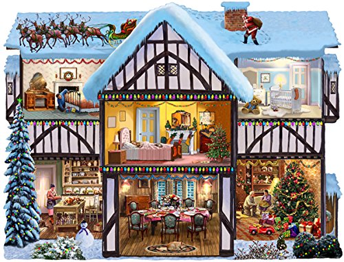 Christmas Eve Shaped Jigsaw Puzzle