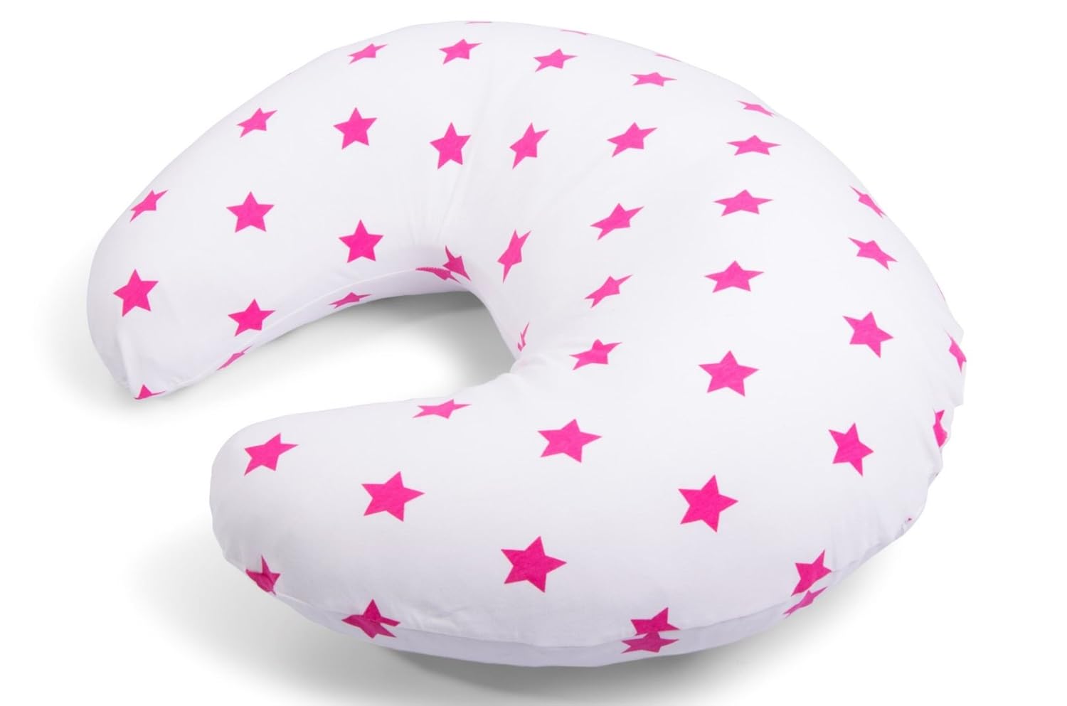 Spare Teal Star Print Cotton Cover For The Widgey Nursing Pillow
