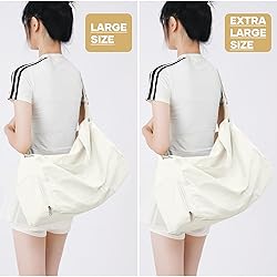 Small Gym Bag with Shoe Compartment, Workout Sport