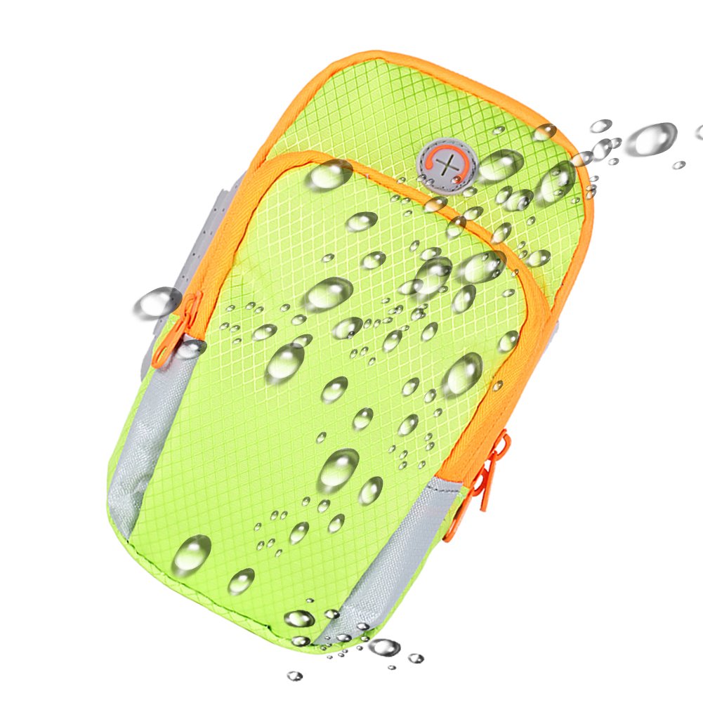 Sports Armband Arm Bag Multifunctional Sports Pocke For Men and Women Running,Cycling,Gym Exercise,Fits Up To iPhone 7/7 Plus, 6s/6s Plus, Samsung Galaxy S8/S7/S6/ Edge 6.0 Inch