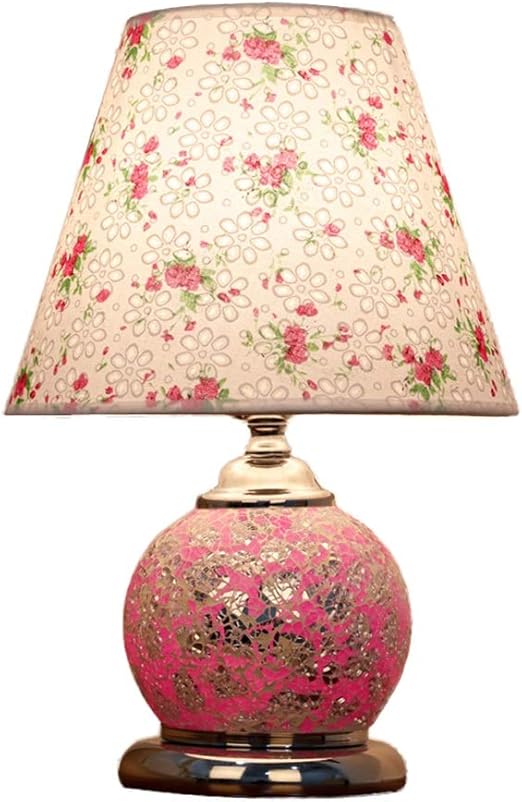 bright pink table lamp