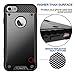 J&D Case Compatible for iPhone SE 2020 / iPhone 8 / iPhone 7 Case, Drop Protection Slim Cushion Shock Resistant Protective TPU Slim Case for iPhone SE 2020 Bumper Case Black