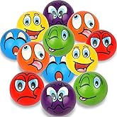24 Pack - Mini Soft Foam Squeeze Balls, 2.5" Toy Stress Relief Bulk Educational Novelties for Kids, School, Classroom, Party Favors, Rewards (Multicolored (2.5"))