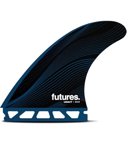 Amazon.com : Future Fins Ando Blackstix Thruster Fin Set Black L