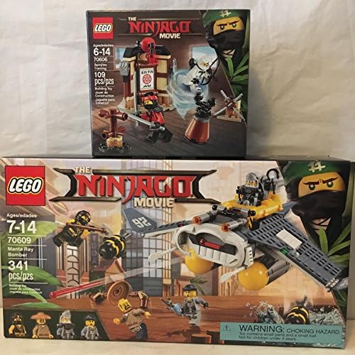 LEGO Ninjago Movie Manta Ray Bomber &amp; LEGO Ninjago Movie Spinjitzu Training