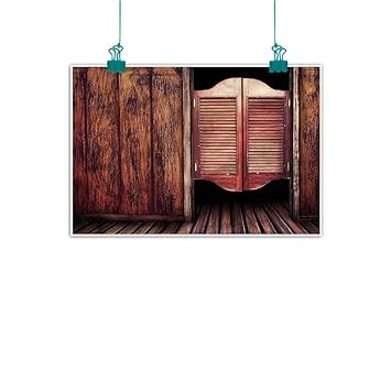 Amazon Com Housedecor Western Wall Painting W 36 X L 32 Old