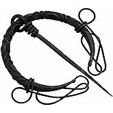 Lord of Battles Viking Cloak Pin – Hand-Forged Wrought Iron Brooch for Cloaks & Shawls – Medieval Fibula for LARP, Reenactment & Costumes