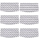 Amyehouse 6 Packs Dirt Grip Microfiber Pads Replacement for Shark Steam Mop S1000 S1000A S1000C S1000WM S1001C Vacuum Cleaners