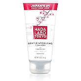 Hada Labo Tokyo Gentle Hydrating Foaming Facial Cleanser, Fragrance-Free Sensitive Skin Face Wash with Hyaluronic Acid and Conditioning Agents Soften Skin, Locks In Moisture, 5.0 Oz