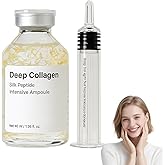 Fuente Silk Peptide, Silk Peptide Intensive Lifting Ampoule, Deep Collagen Silk Peptide Serum, Deeply Moisturizes, Firms and Lifts Skin, Effectively Improves Wrinkles and Fine Lines. (1PC)