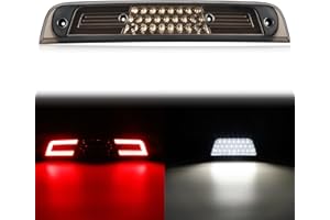 SHINEFIT LED Third Brake Light Smoked Compatible with 2019 2020 2021 2022 2023 2024 RAM 1500 Rear High Mount 3rd Brake Lights (NOT for Classic model)