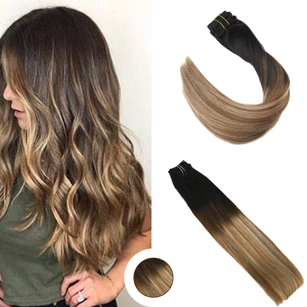 Buy Ugeat Dream 18inch Clip In Hair Extensions Balayage Color Off