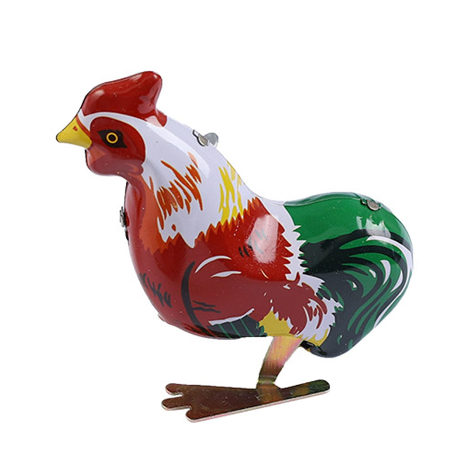 SUPYINI Retro Rooster Toy, Cute Wind Up Toys, Clockwork Jumping Chicken Toy Hopping Rooster Toys