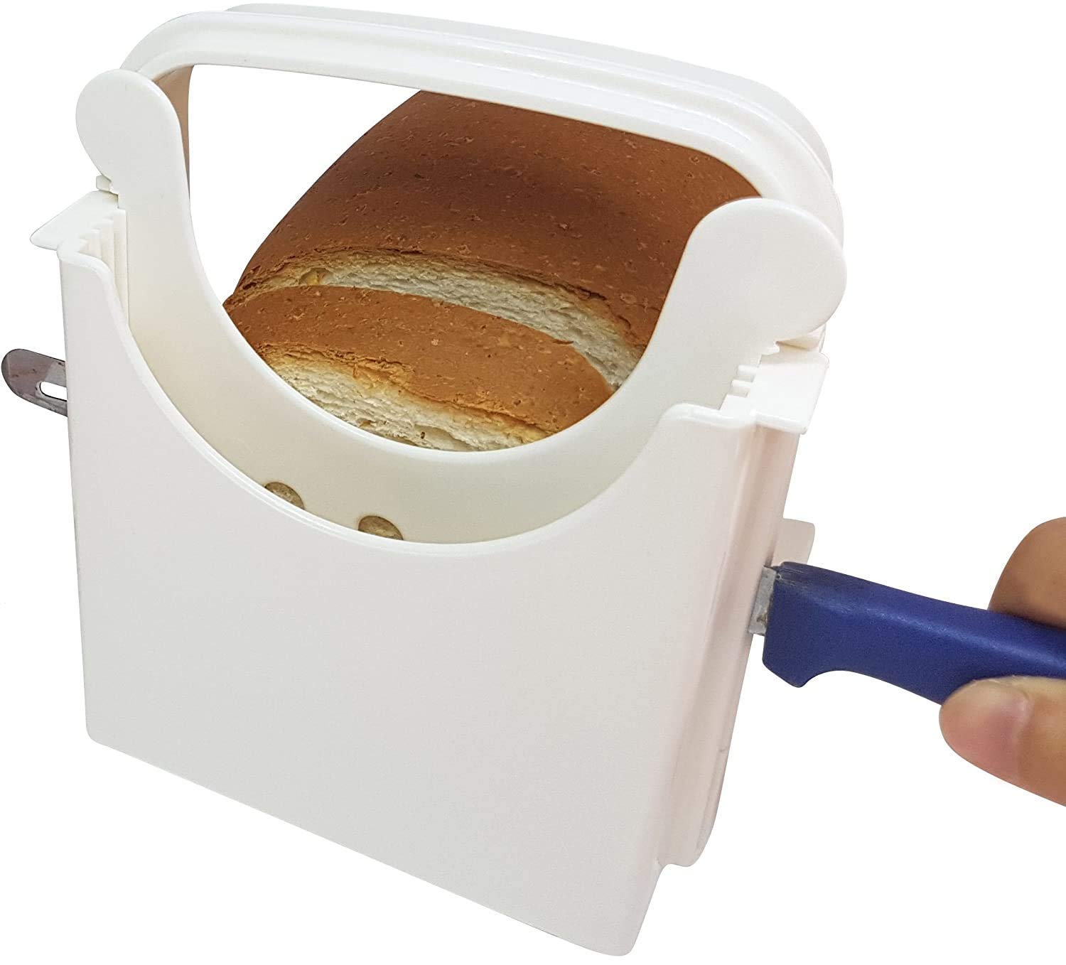 Buy Krusan Adjustable Bread Slicer Cutter Loaf Cutting Toast Slicing
